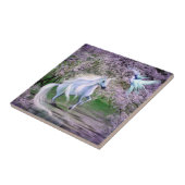 春のユニコーンのファンタジー タイル (側面)