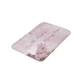 春のライラックの花 バスマット (アングル)