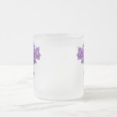 春のライラック フロストグラスマグカップ (中央)