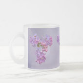 春のライラック フロストグラスマグカップ (左)