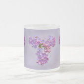 春のライラック フロストグラスマグカップ (中央)