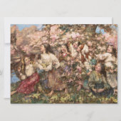 春のラウンドディレイ(by Edward Atkinson Hornel) カード (正面)