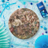 春のラウンドディレイ(by Edward Atkinson Hornel) ペーパープレート (パーティー)