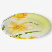 春のラッパスイセンのペルシャの新年の紙皿 ペーパープレート (アングル)