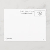 春のラッパスイセンの郵便はがき シーズンポストカード (裏面)