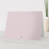 春のロマンチックな誕生日のために私の妻 カード (裏面)