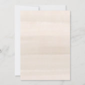 春のロマンティックな結婚式の秘密の誓い 招待状 (裏面)