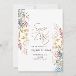 春のワイルドフラワーの草原 乾燥 保存 日程を確保 セーブザデート