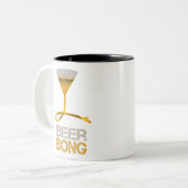 春の休暇と花嫁のお別れパーティーのためのビアボン ツートーンマグカップ (正面左)