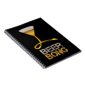 春の休暇と花嫁のお別れパーティーのためのビールボング ノートブック (右側)