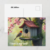 春の住所変更 ポストカード (正面/裏面)