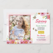 春の写真撮影ミニセッション テンプレート (正面)