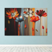 春の出現、フローラアート、アーモダント キャンバスプリント (インサイチュ (ウッドフロア))