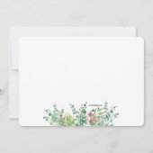 春の分かれ目招待状 招待状 (裏面)