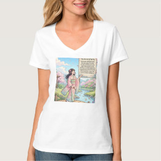 春の初息: 桜の橋 Tシャツ