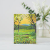 春の初期アート ポストカード (スタンド正面)