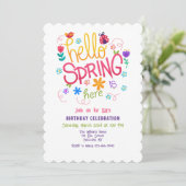 春の到来をお祝いしよう 招待状 (スタンド正面)