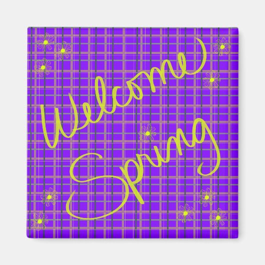 春の到来を歓迎する マグネット (正面)