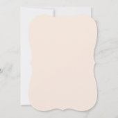 春の到来を知らせるアールヌーボー様式の招待状 招待状 (裏面)