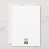 春の到来 · 紫の鳥小屋 招待状 (裏面)