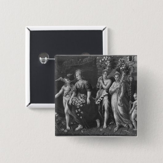 春の勝利 缶バッジ (正面&裏面)