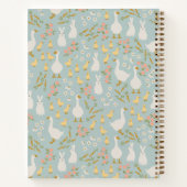 春の友パーソナライズされた人 ノートブック (裏面)