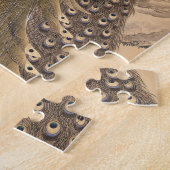 春の双鳳図（ばいおうず） by Imao Keinen ジグソーパズル (側面)