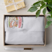 春の可愛さ – かわいい犬のイラストレーション 薄葉紙 (ギフト)