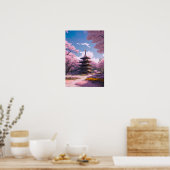 春の喜びの庭 ポスター (キッチン)