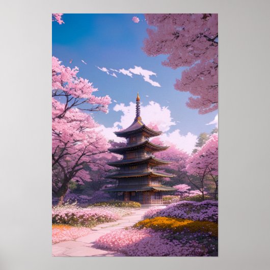 春の喜びの庭 ポスター (正面)