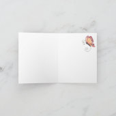 春の喜び – グリーティングカード (内部)