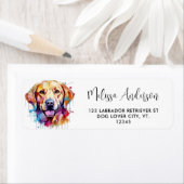 春の喜び – ラブラドールレトリエバーカード – Black Lab ラベル (インサイチュ)