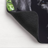 春の喜び – ラブラドールレトリバー – Black Lab マウスパッド (コーナー)