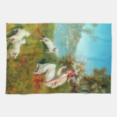 春の喜び(John Collier) キッチンタオル (横)