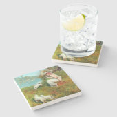 春の喜び(John Collier) ストーンコースター (横)