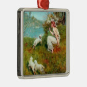 春の喜び(John Collier) メタルオーナメント (右)