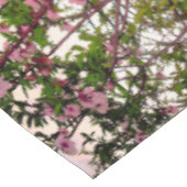 「春の囁き水彩ピンクの花」 テーブルクロス (アングル)