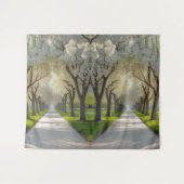 「春の囁き – 咲く道 タペストリー (正面(横))