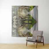 「春の囁き – 咲く道 タペストリー (インサイチュ)