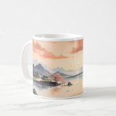 春の墨絵 コーヒーマグカップ (正面左)