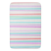 春の夏の色ストライプ バスマット (正面縦)