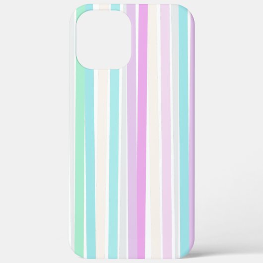 春の夏の色ストライプ Case-Mate iPhoneケース (裏面)