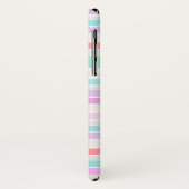 春の夏の色ストライプ Case-Mate iPhoneケース (裏面/左)