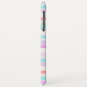 春の夏の色ストライプ Case-Mate iPhoneケース (裏面/左)