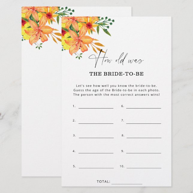 春の夏の花嫁の年齢 (正面/裏面)