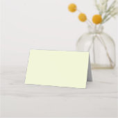 春の夏の野生の花の結婚式プレイスカード プレイスカード (裏面)