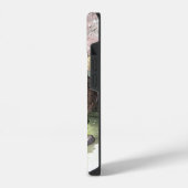 春の夜明けの満開の桜の森 iPhoneケース (左側面)