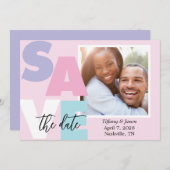 春の夢を大胆に セーブ・ザ・デート (正面/裏面)