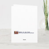 春の太陽の挨拶状 カード (裏面)