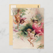 春の妖精たち ポストカード (正面/裏面)